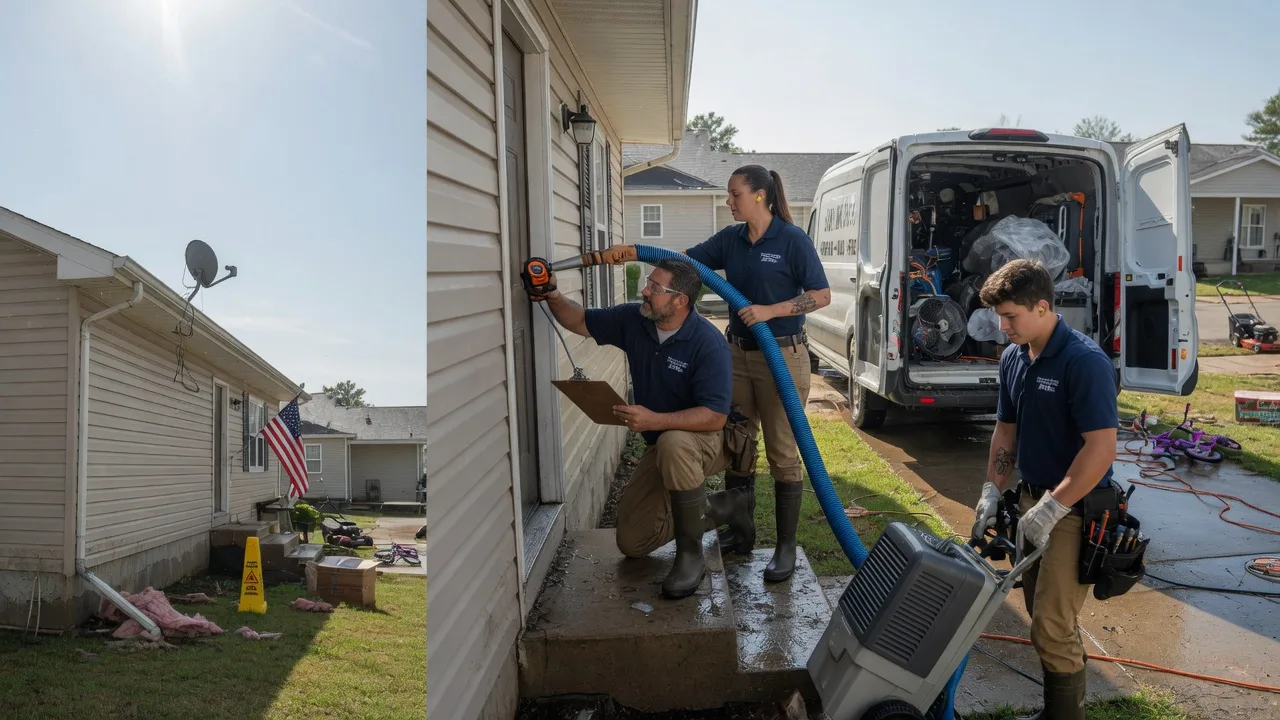 Ceiling Water Damage Restoration in Augusta Springs, VA near me